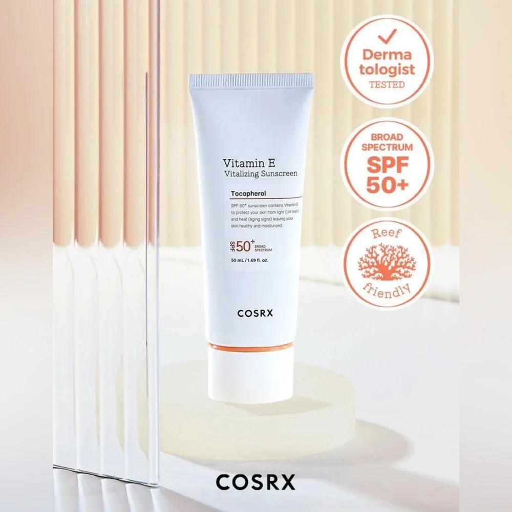 COSRX | Vitamin E Vitalizing Sunscreen | SPF 50 | Tacopherol | NiB 50 mL 2 Boxes - Picture 7 of 16